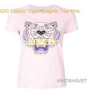 KENZO Classic Tiger Graphic Tee Pink